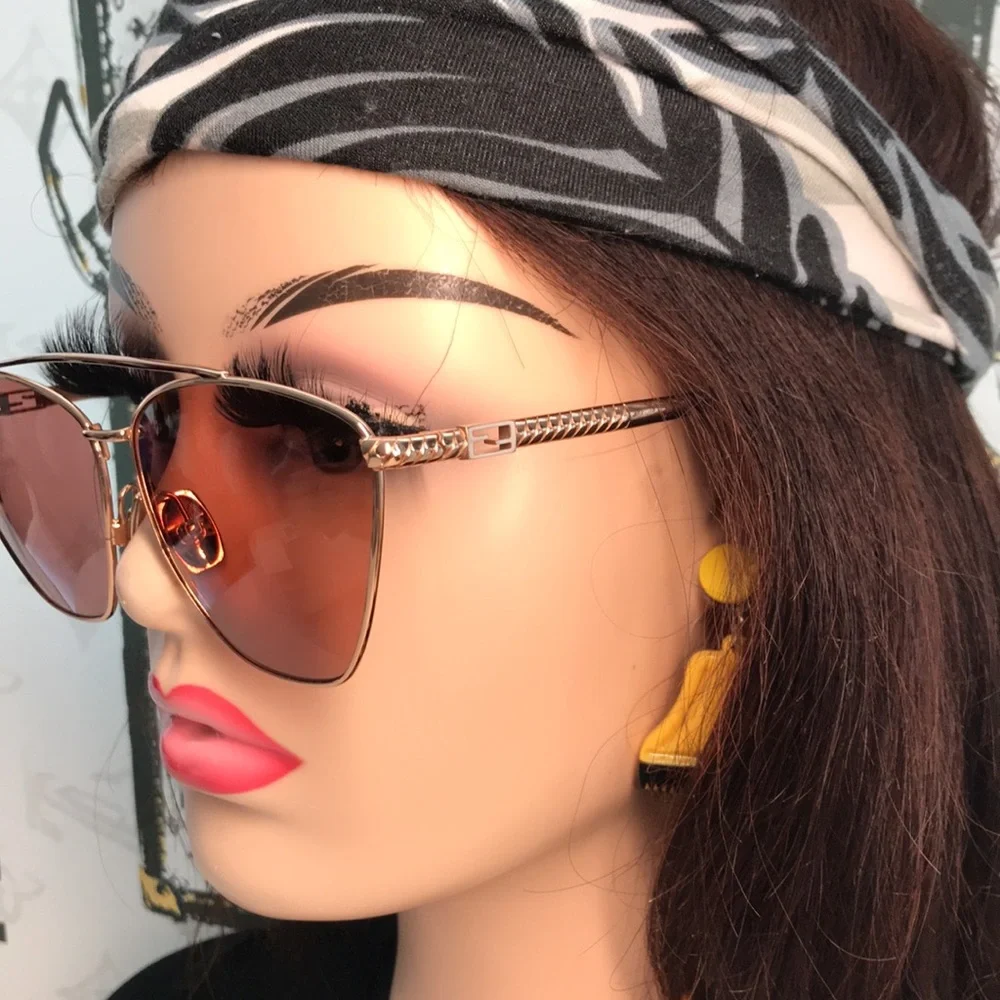 New Authentic Fendi Women's Pink Sunglasses FF0438/S DDB/4S